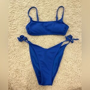 Xhilaration Royal Blue Bikini Set